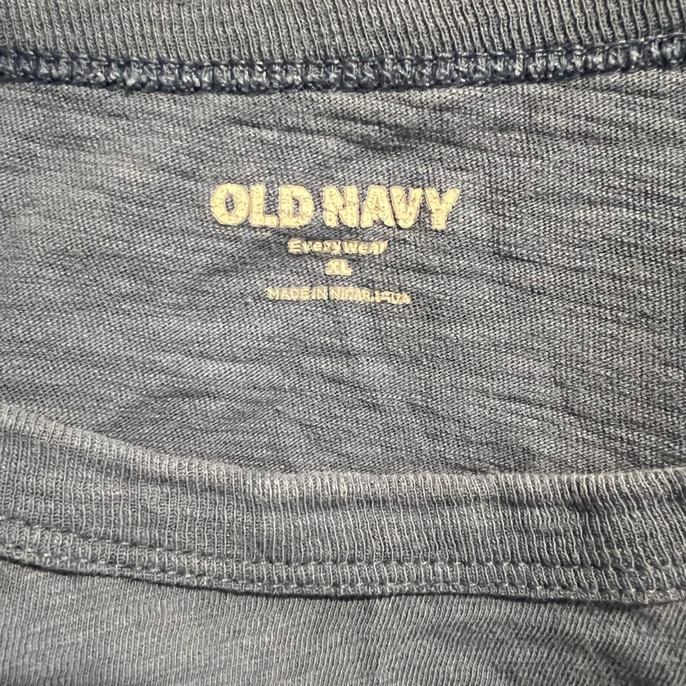 Old Navy Blue Malibu Beach T-Shirt - Picture 3 of 3